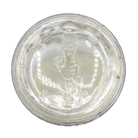 Vintage Mr. Peanuts Jar With Lid, 8" Tall - Picture 3 of 6